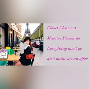 CLOSET CLEAR OUT SALE